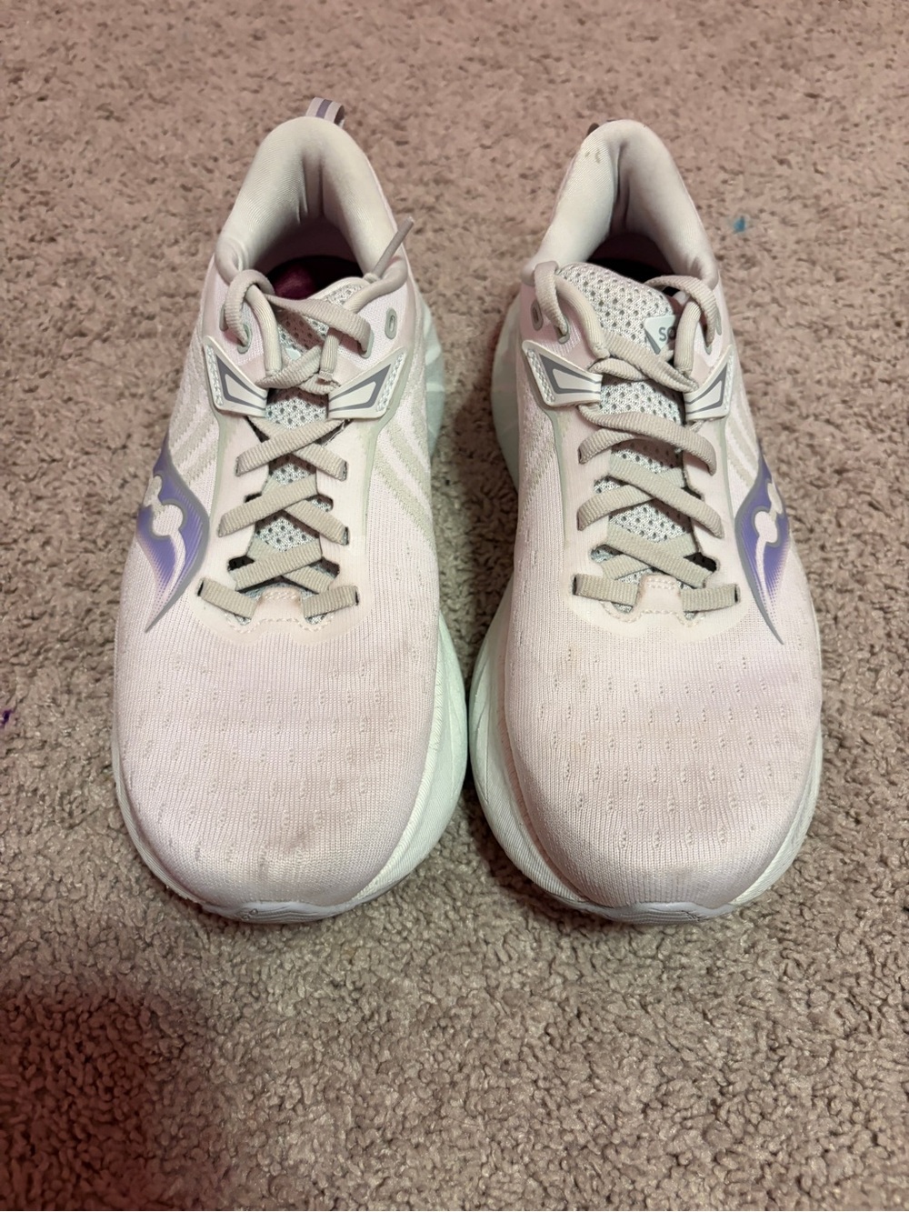 Saucony Women's Light Pink and Lavender Running Shoes